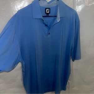 FootJoy Men's Light Blue Polo Shirt